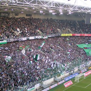 Gladbach Fans in Kurve